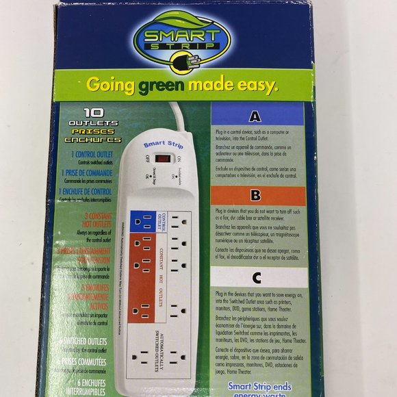 Energy Saving Power Strip Smart Strip Surge - Picture 5 of 15